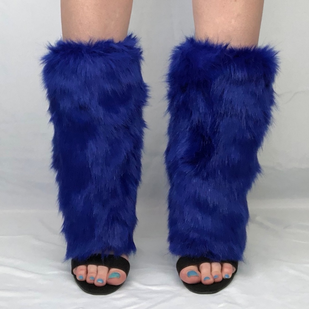 * Royal Warming Heart * Velvet Fur High Heel Boots - Picture 4 of 8